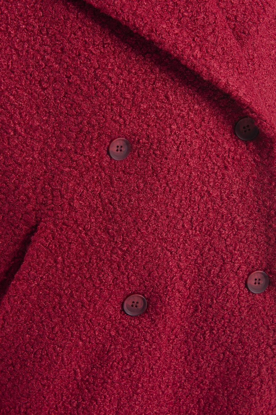 Long curl oat Burgundy