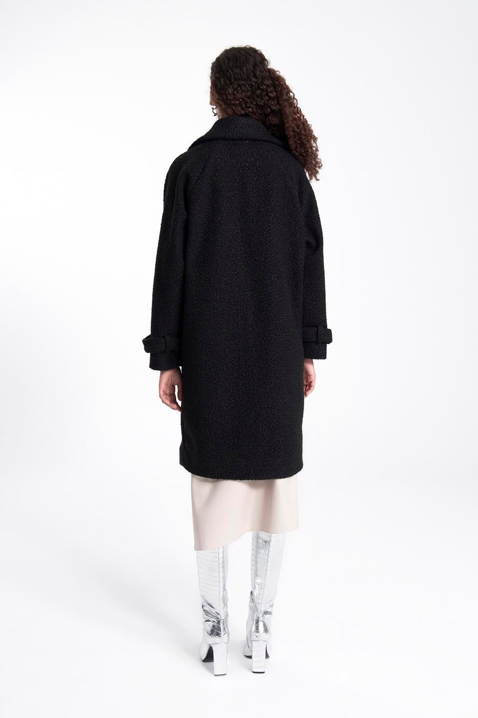 Long curl oat Black