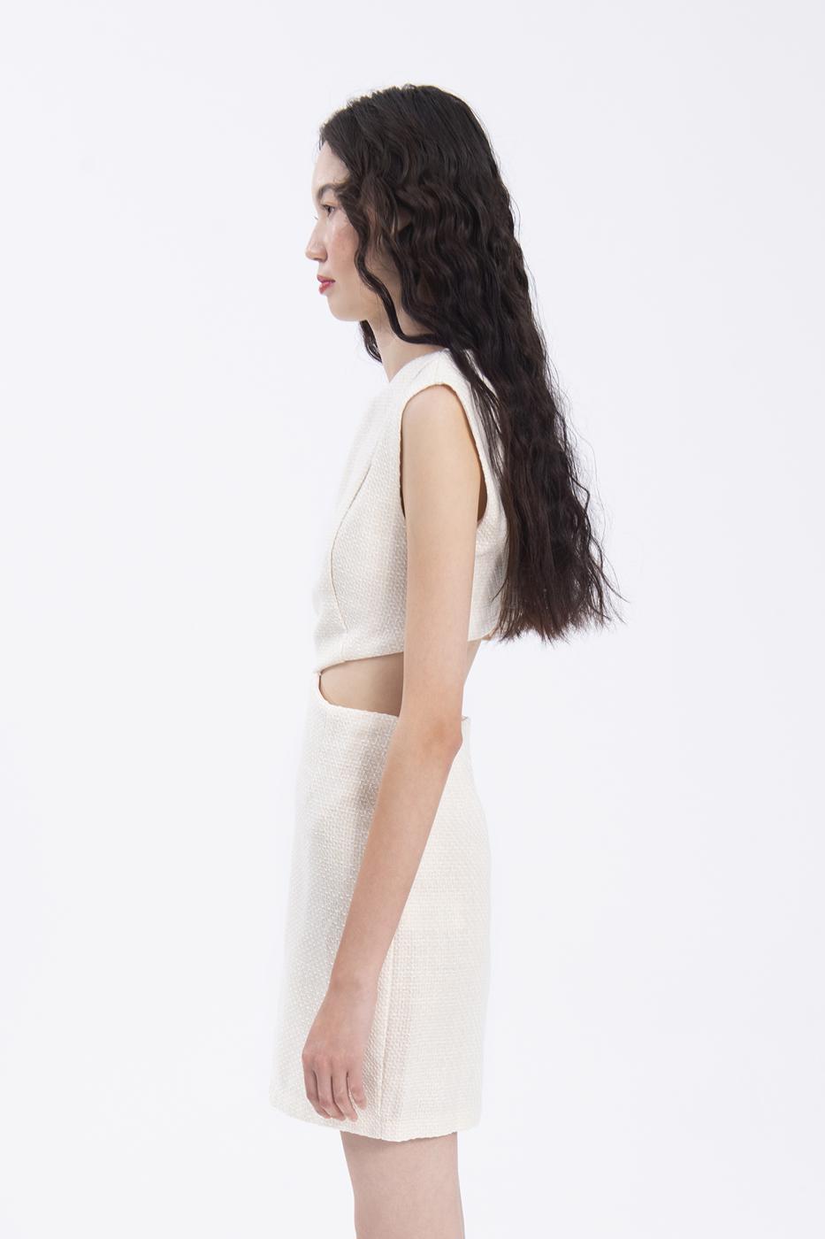 Sleeveless mini dress