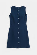 Sleeveless Mini Dress Navy