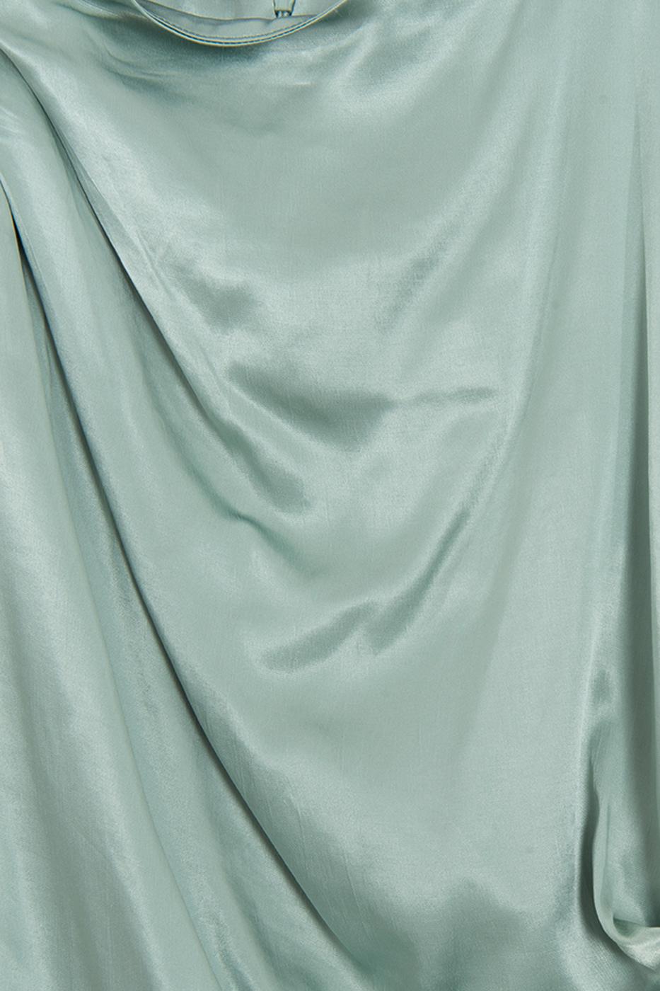 Sleeveless Satin Blouse Mint