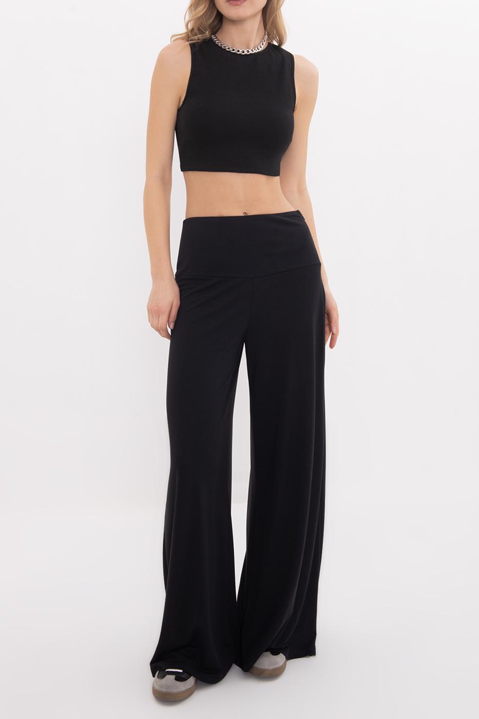 Bodice Palazzo Trousers Black