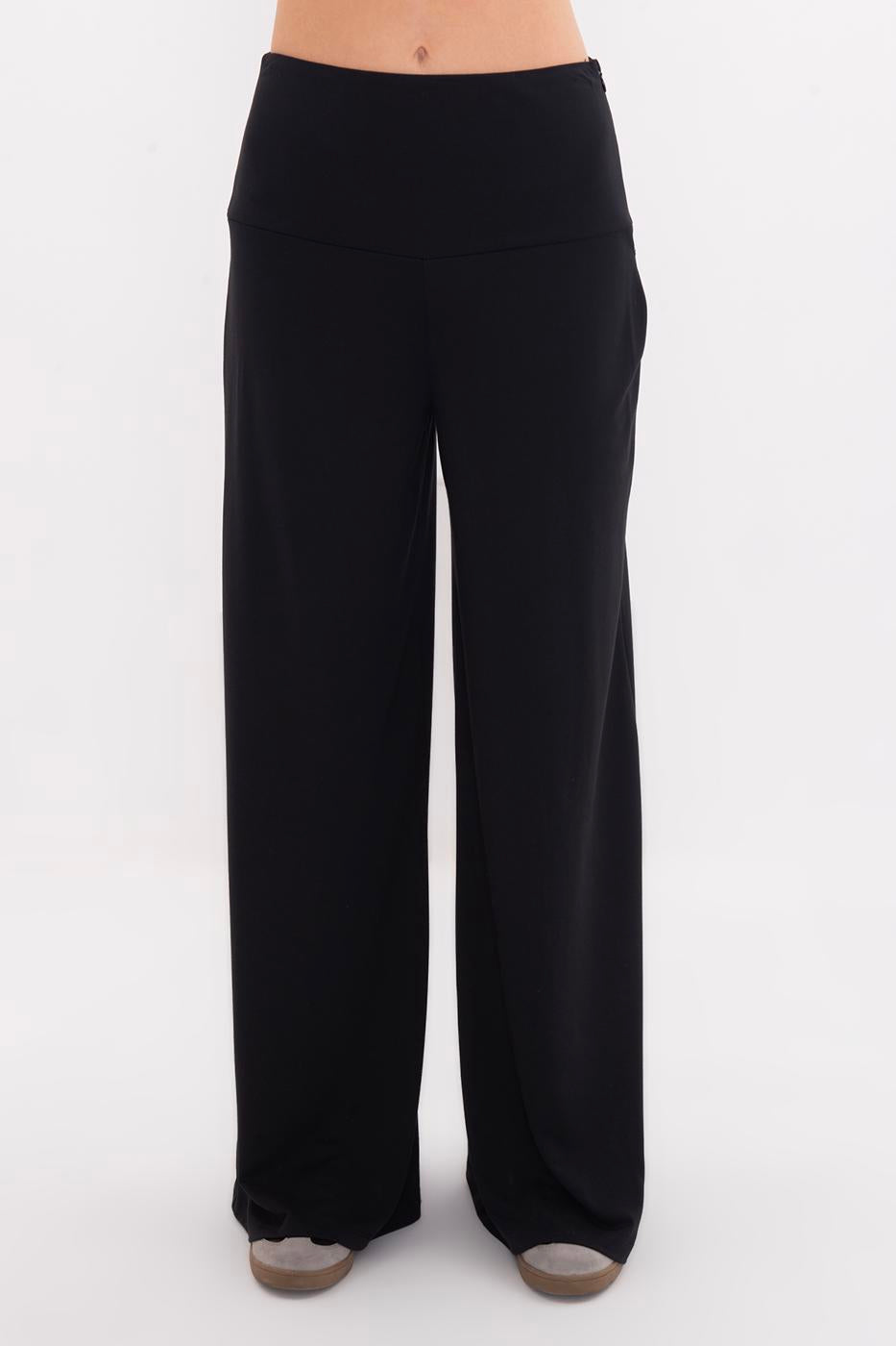Bodice Palazzo Trousers Black