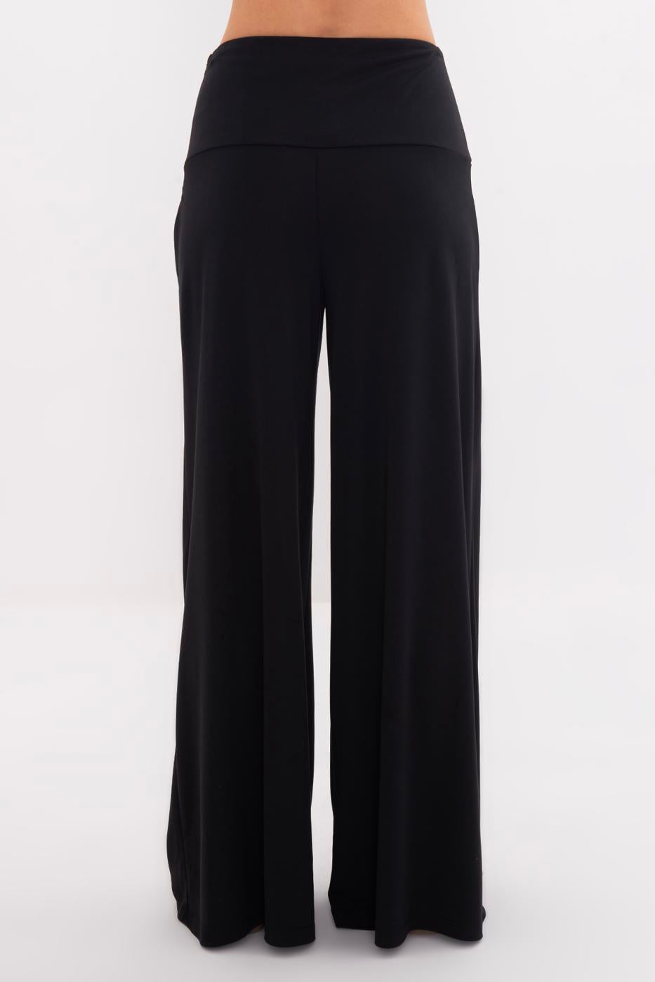 Bodice Palazzo Trousers Black