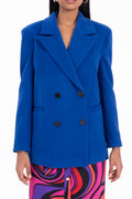 Double breasted blazer Sax blue