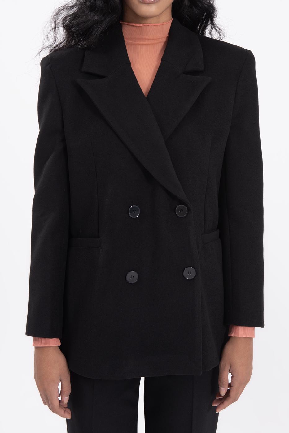 Double breasted blazer Black