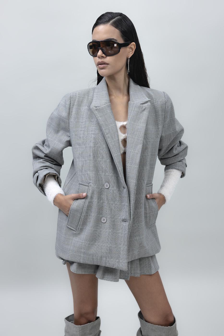 Double-breasted Blazer Jacket