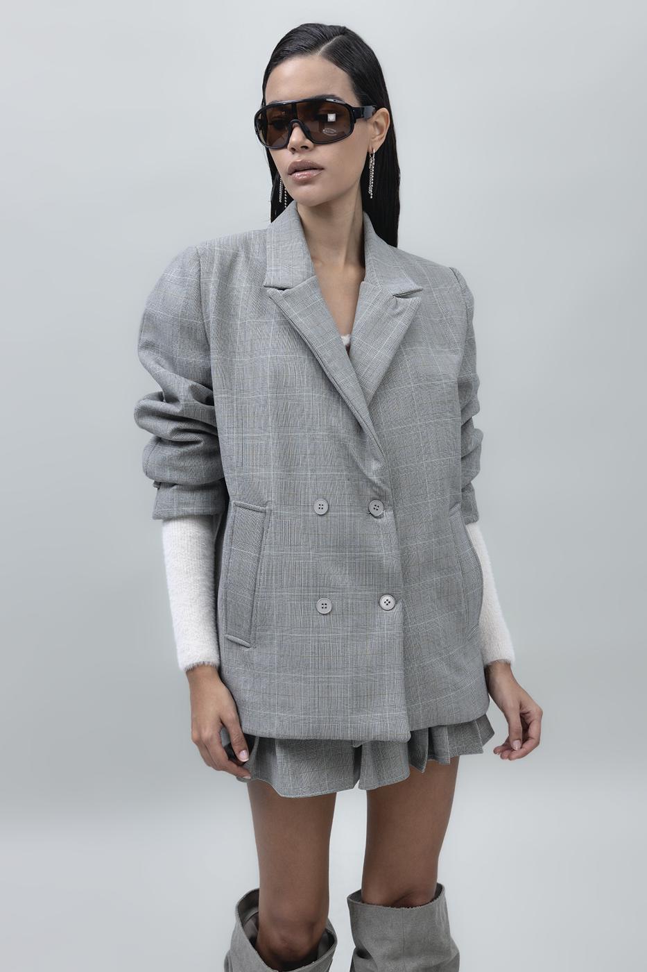 Double-breasted Blazer Jacket