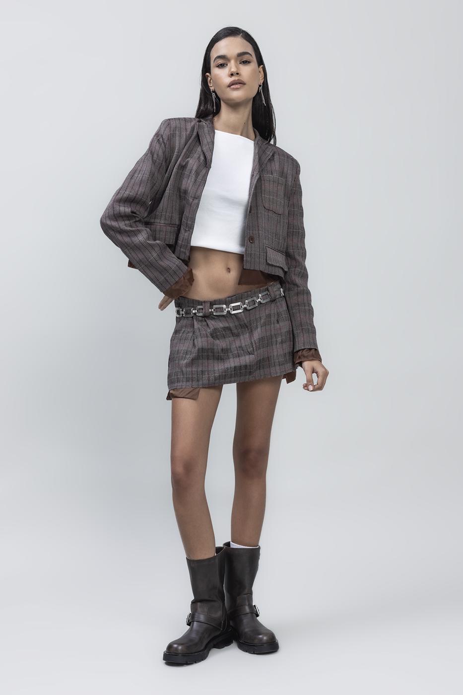 Mini Skirt Brown