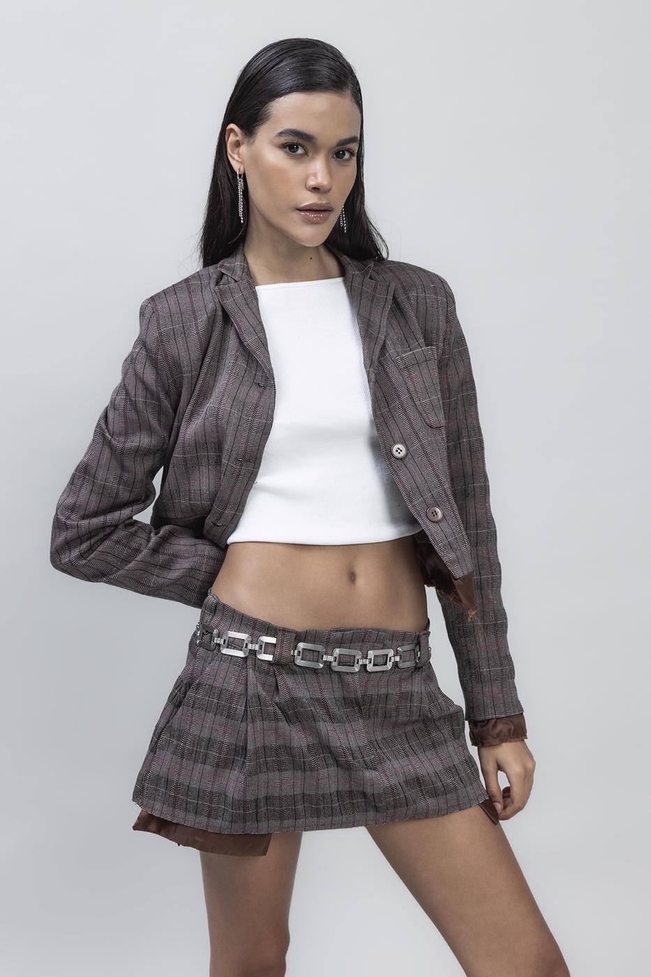 Mini Skirt Brown