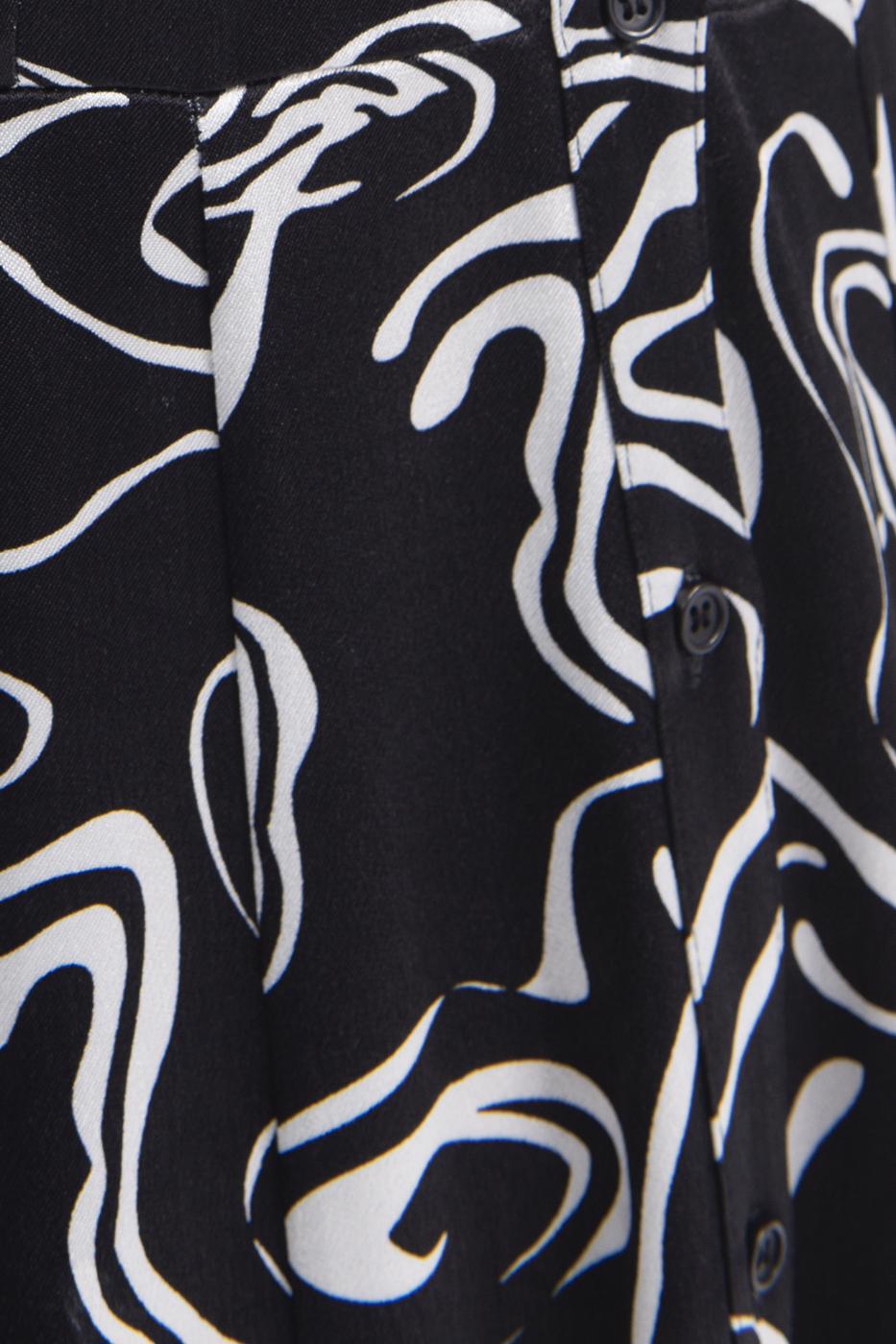 Mini shirt dress Black