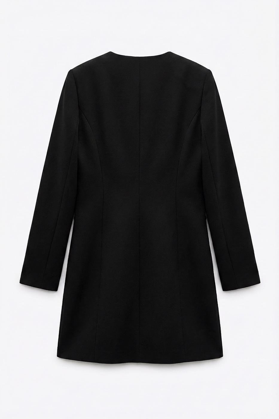 Mini Jacket Dress Black