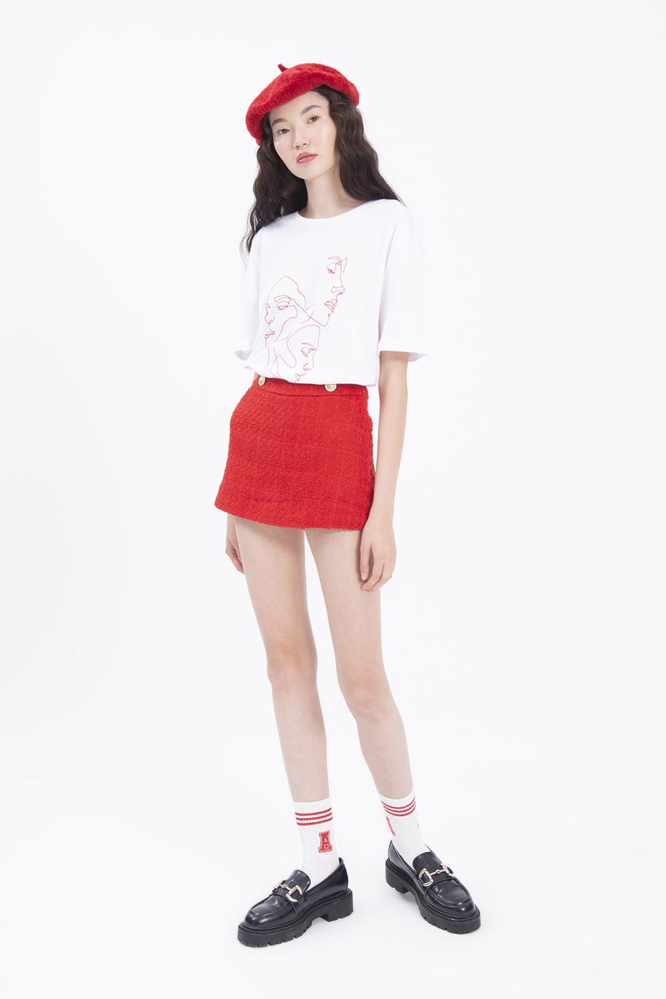 Skirt like mini short