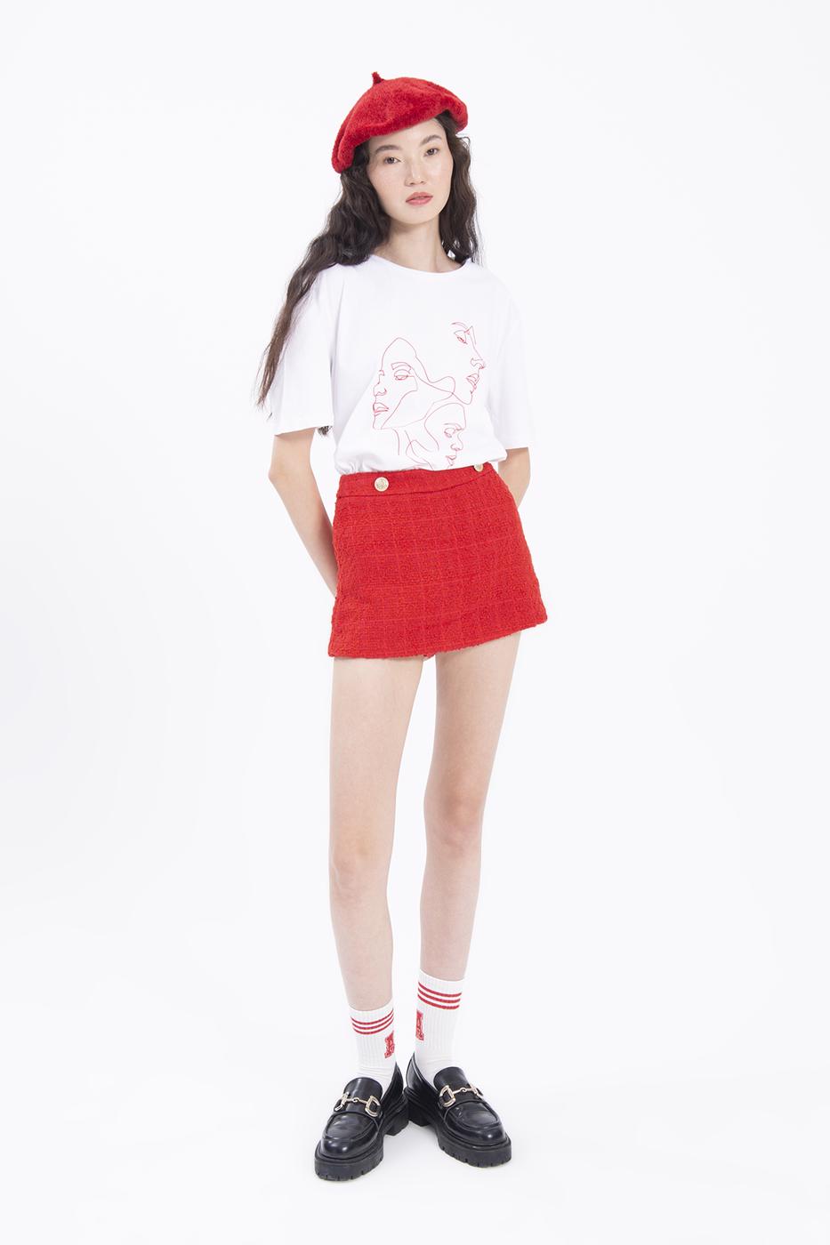 Skirt like mini short