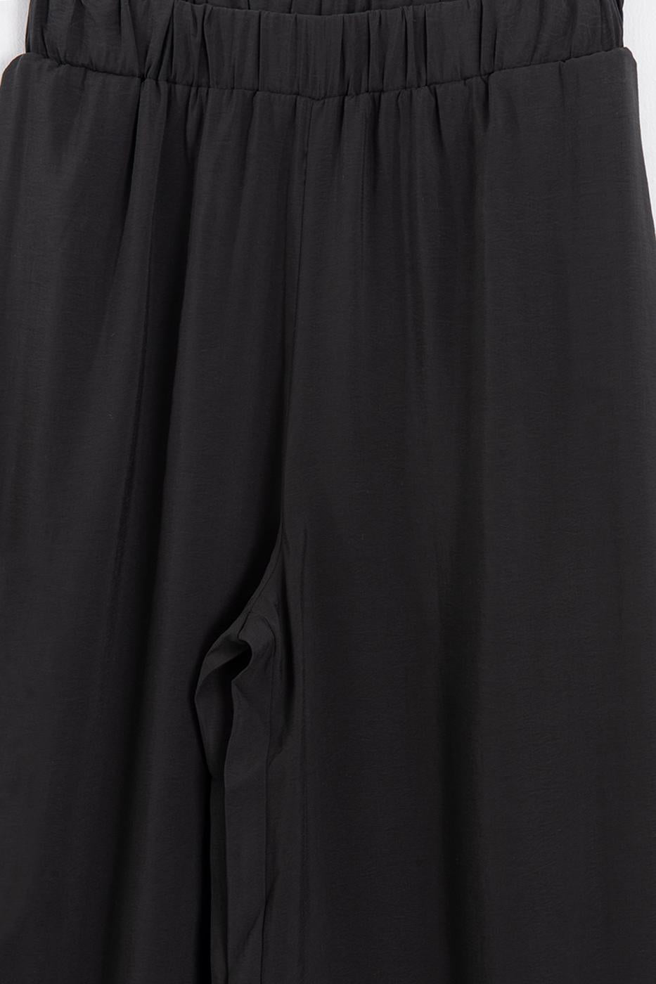 Modal Wide Leg Pants Anthracite