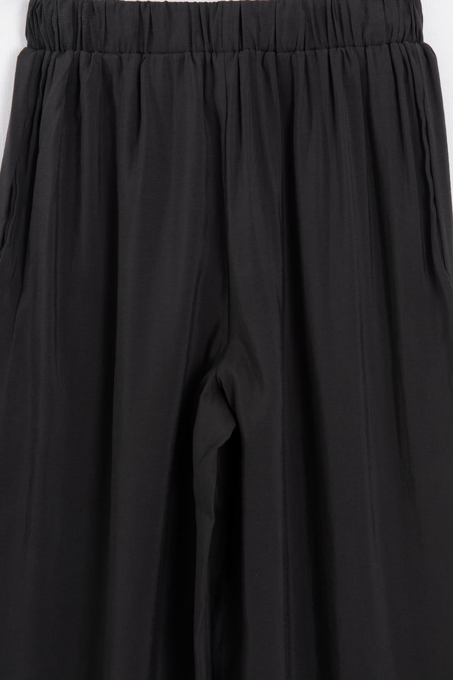 Modal Wide Leg Pants Anthracite