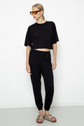 Modal Jogger Pants Black