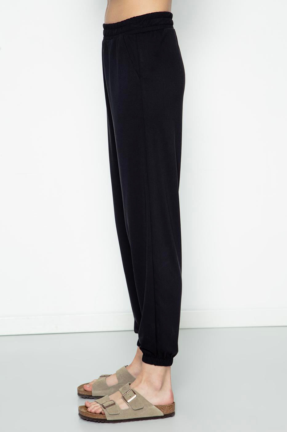Modal Jogger Pants Black