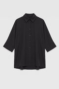 Modal Oversize Shirt Anthracite