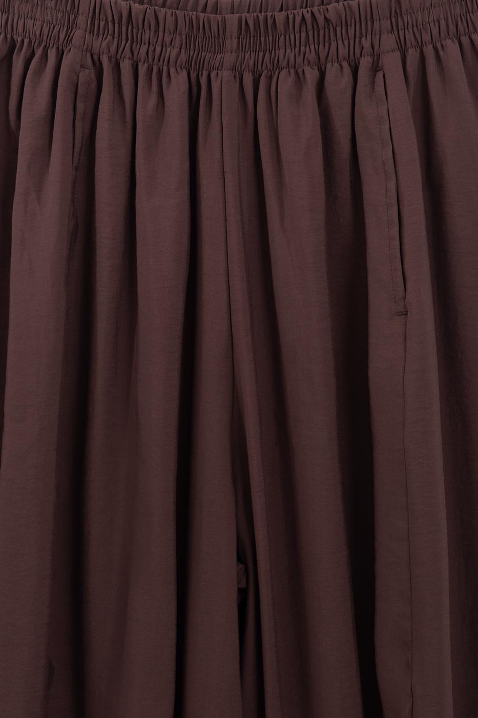 Modal Oversize Harem Pants Brown