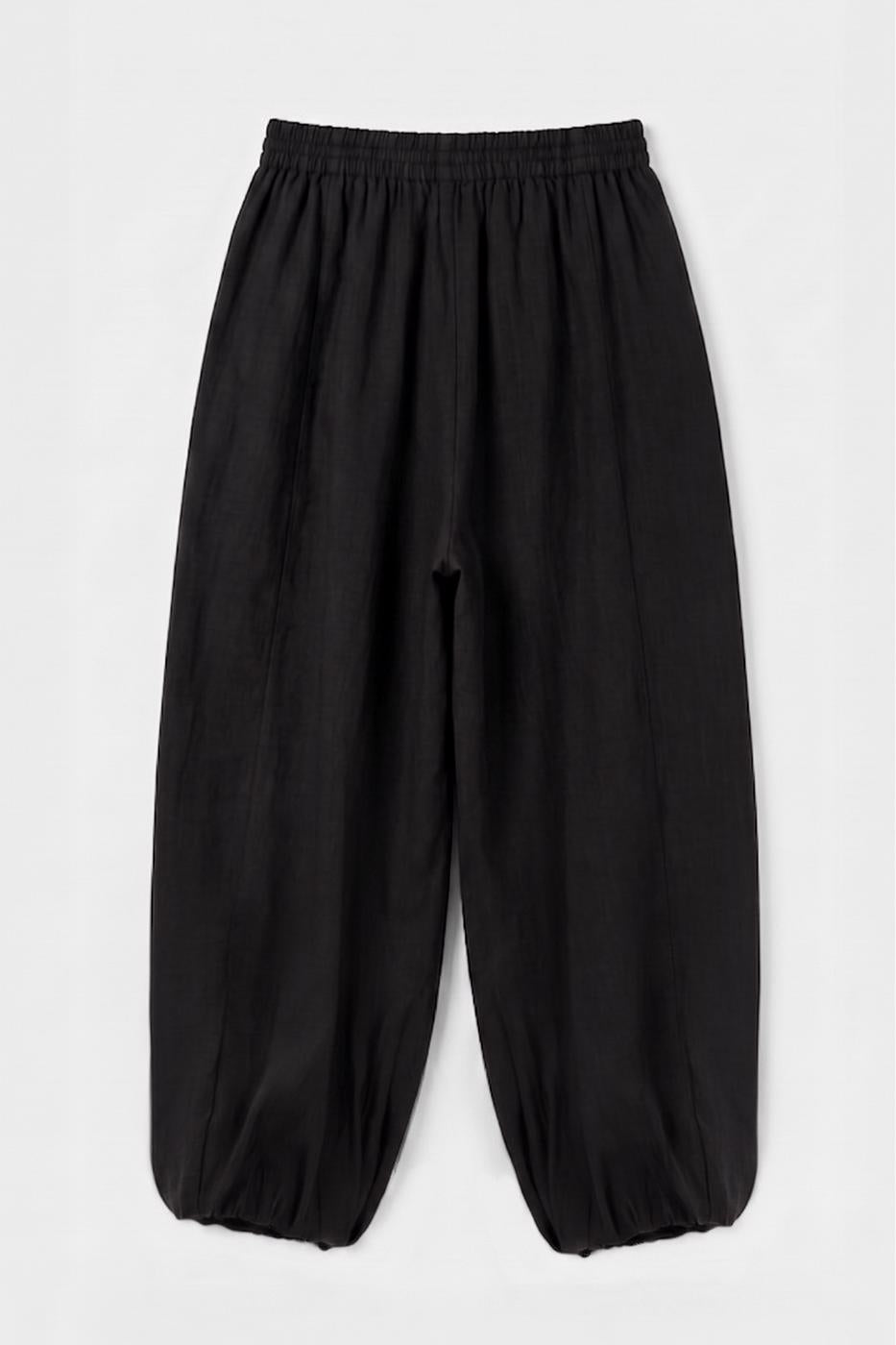 Modal Oversize Harem Pants Black