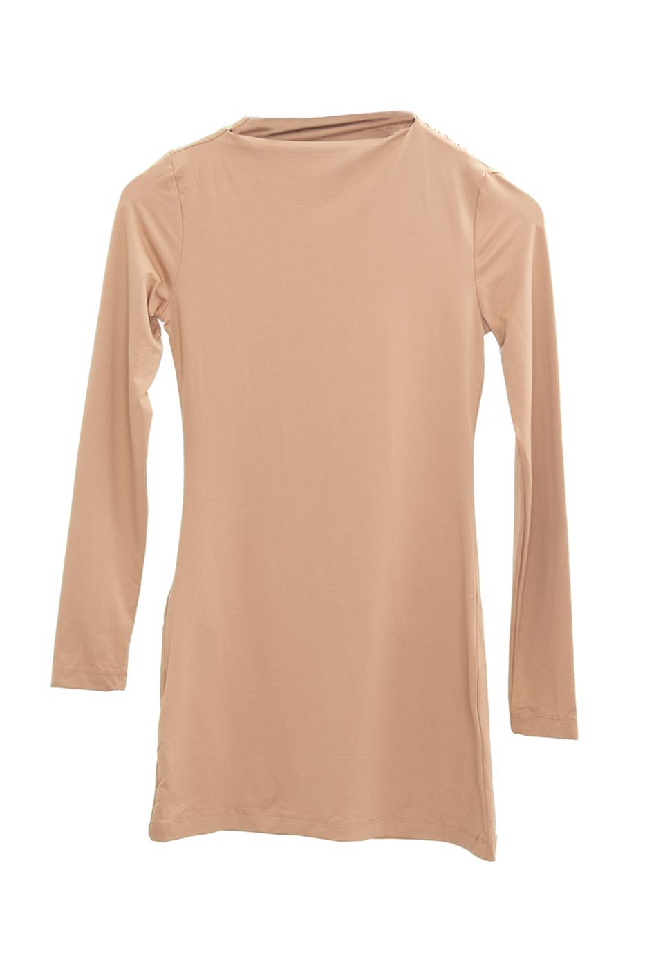 Shoulder cut out mini dress