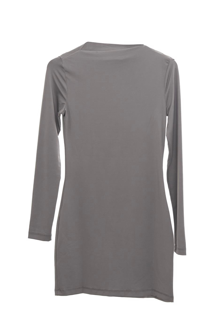 Shoulder cut out mini dress