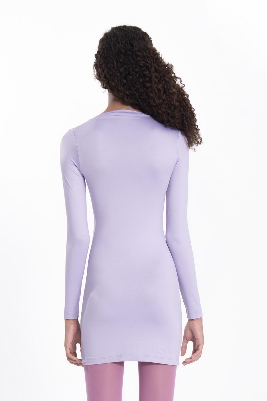 Shoulder cut out mini dress