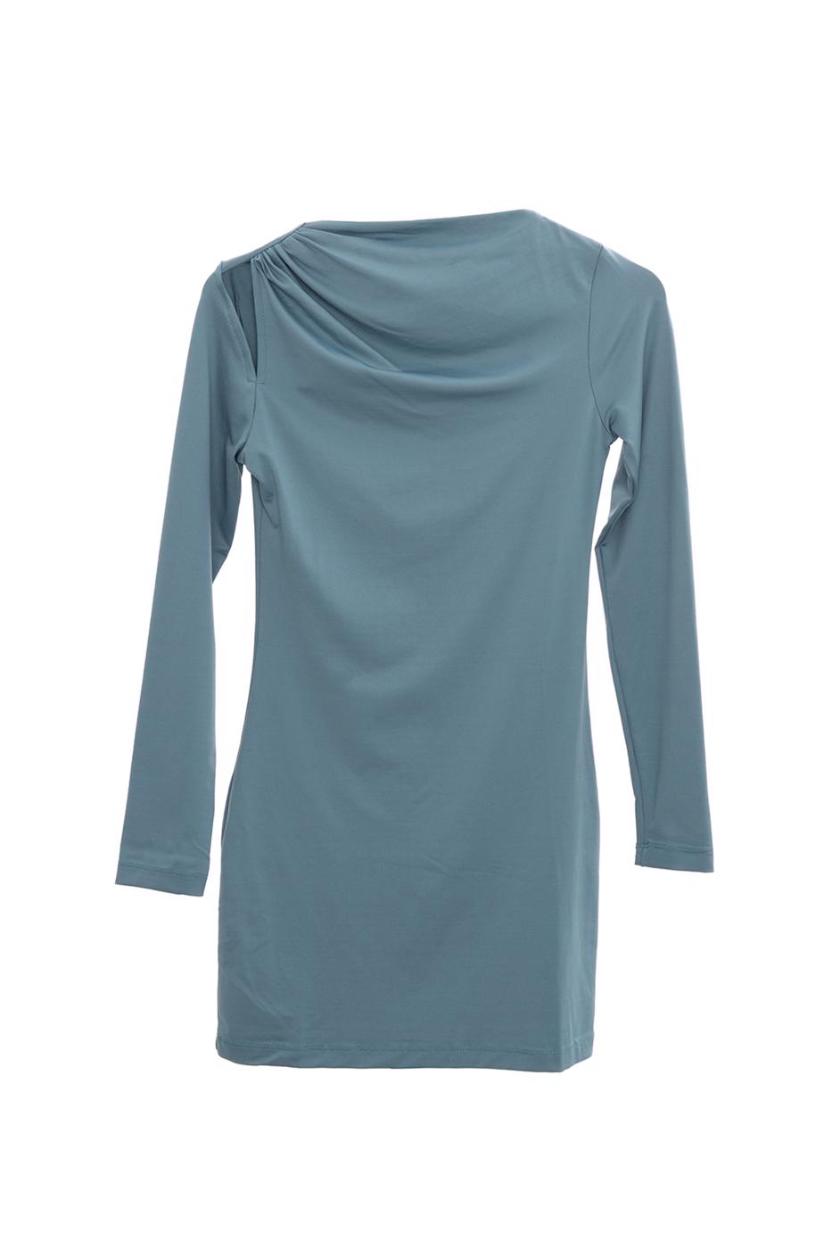 Shoulder cut out mini dress