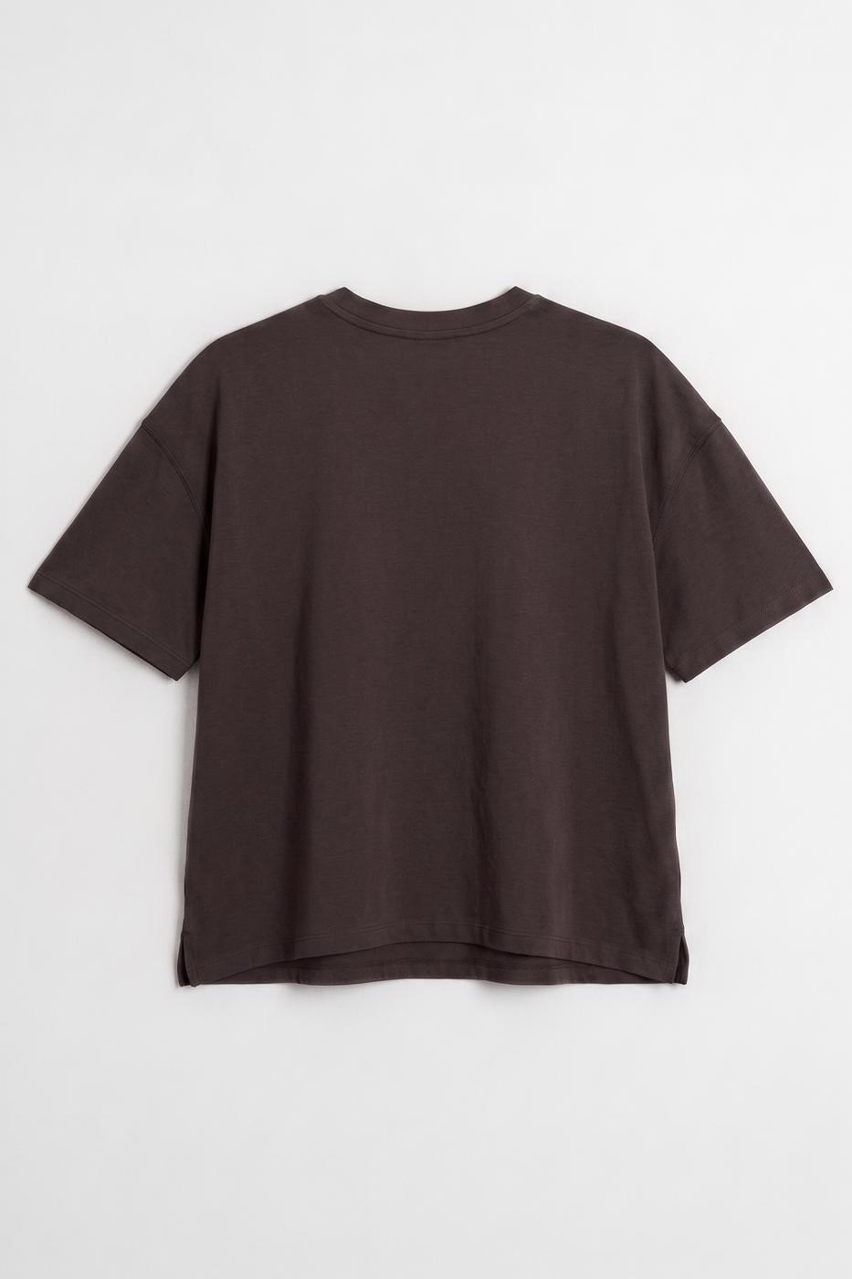 Oversize Basic T-shirt Brown
