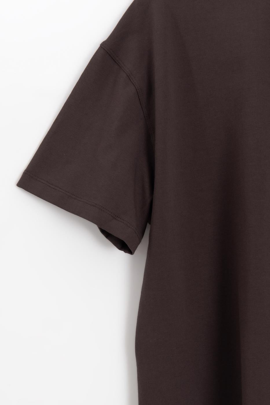 Oversize Basic T-shirt Brown