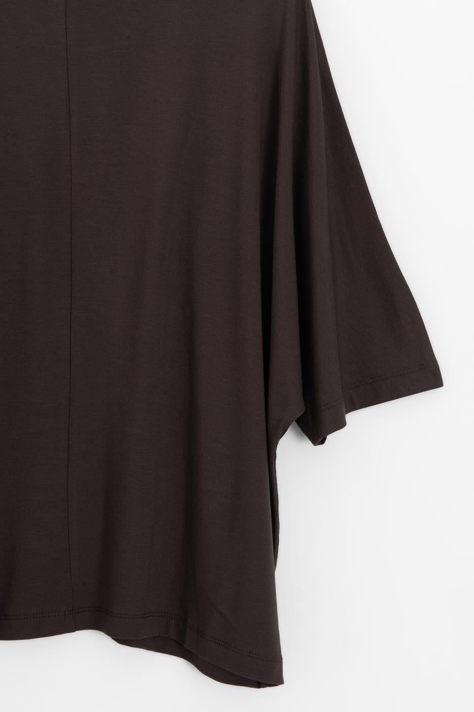 Oversize Basic T-shirt Brown