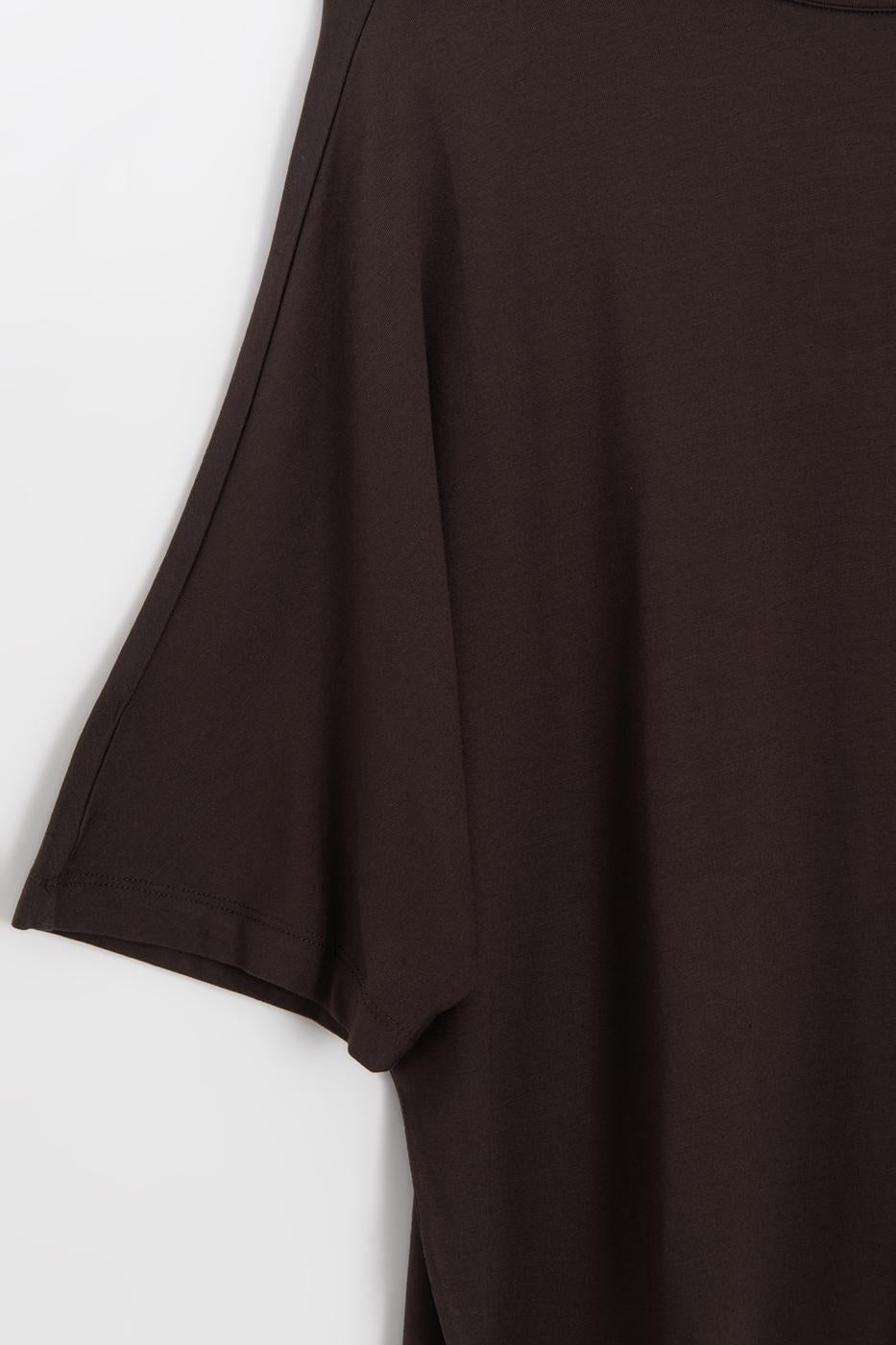 Oversize Basic T-shirt Brown