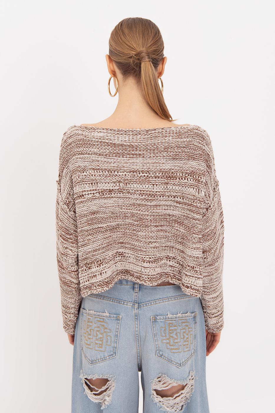 Oversize Boat Neck Sweater