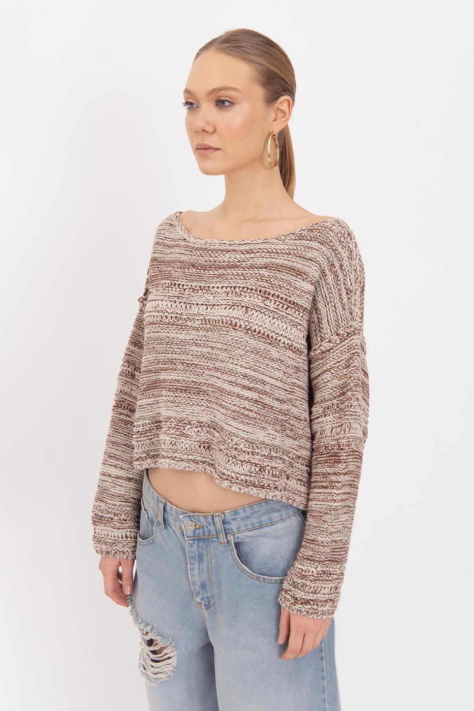 Oversize Boat Neck Sweater