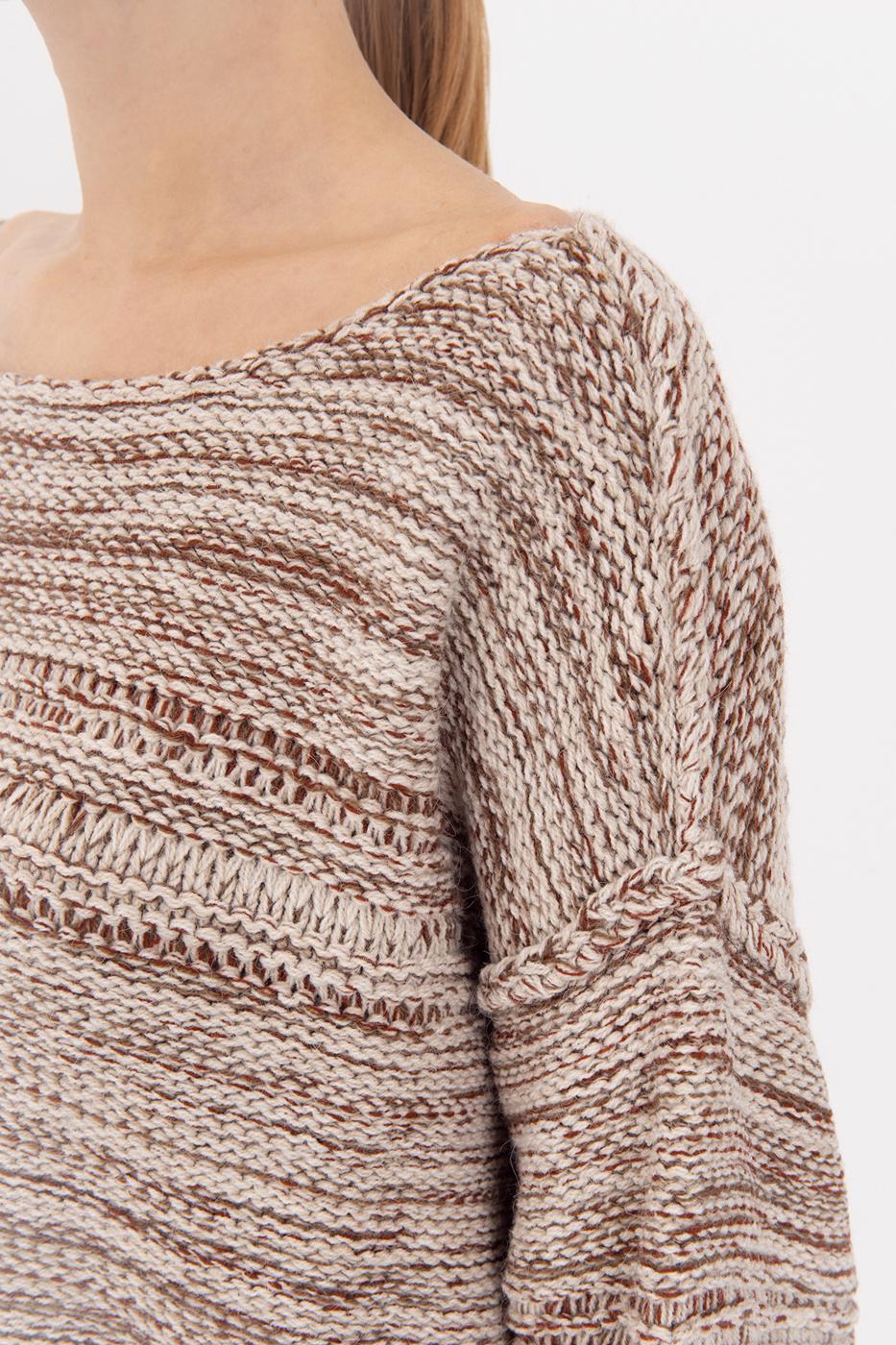 Oversize Boat Neck Sweater