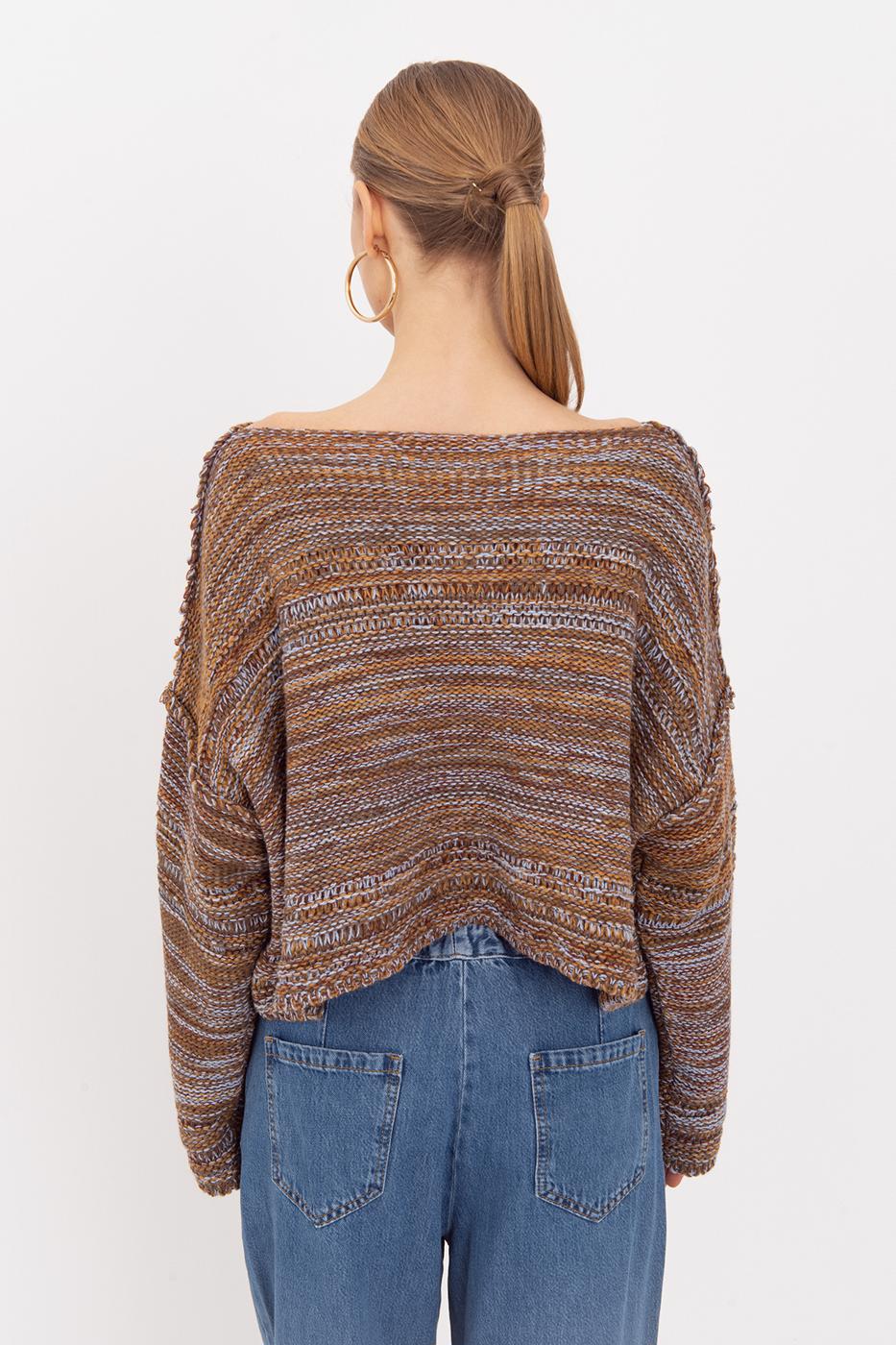 Oversize Boat Neck Sweater
