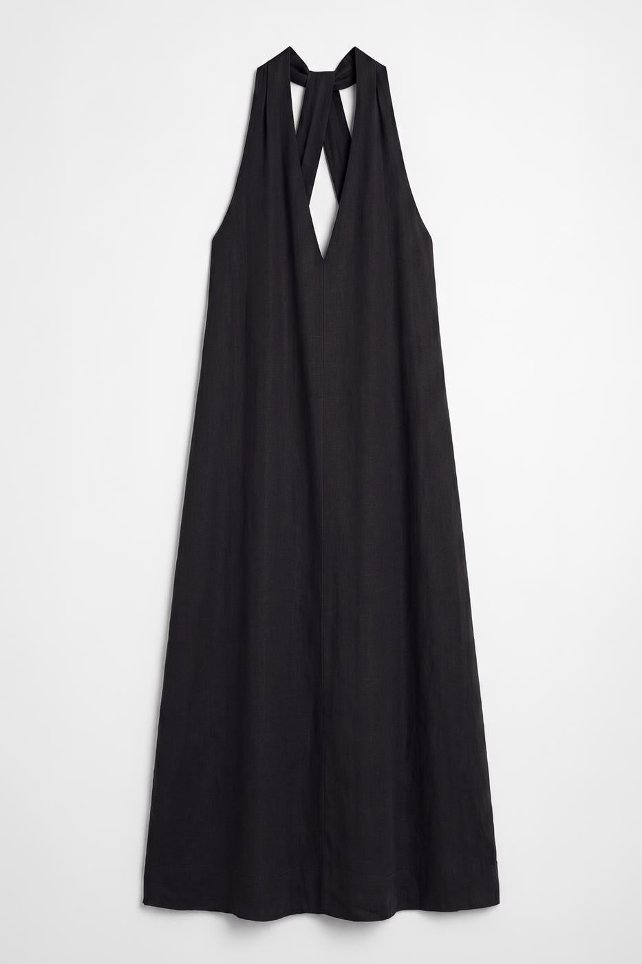 Oversize Midi Dress Black