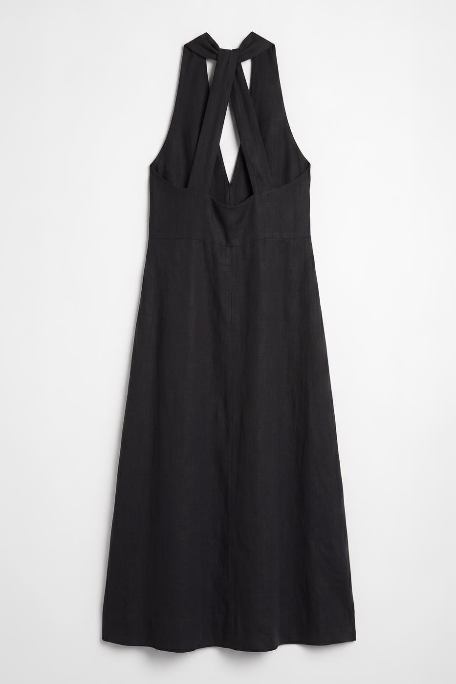 Oversize Midi Dress Black
