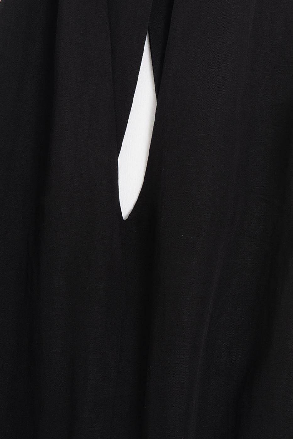 Oversize Midi Dress Black