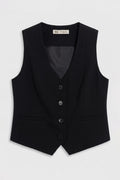 Custom Made Short Vest Black