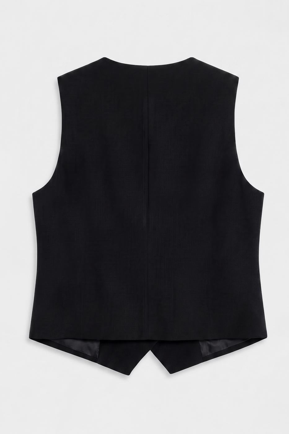 Custom Made Short Vest Black