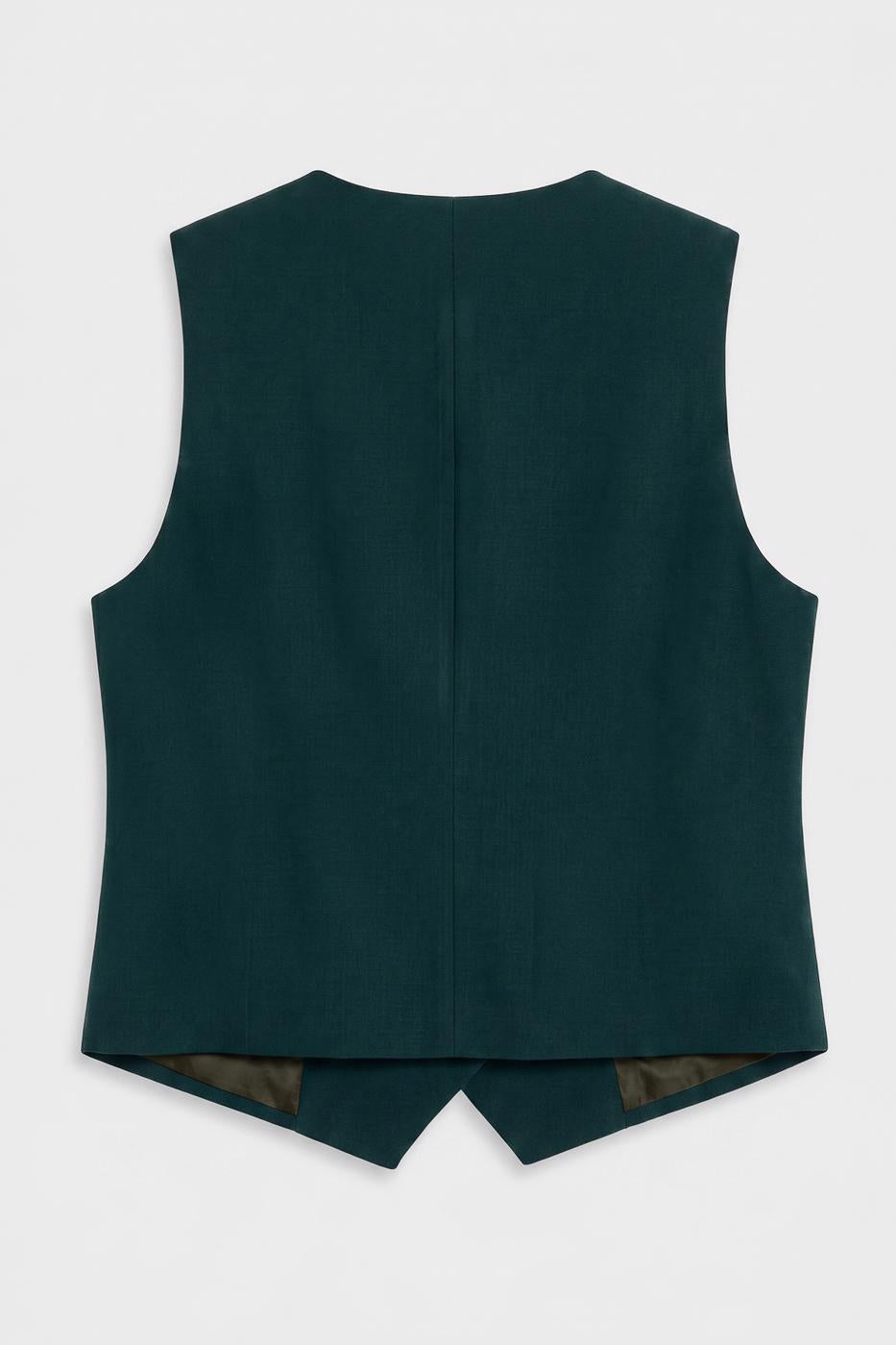 Custom Made Short Vest Green