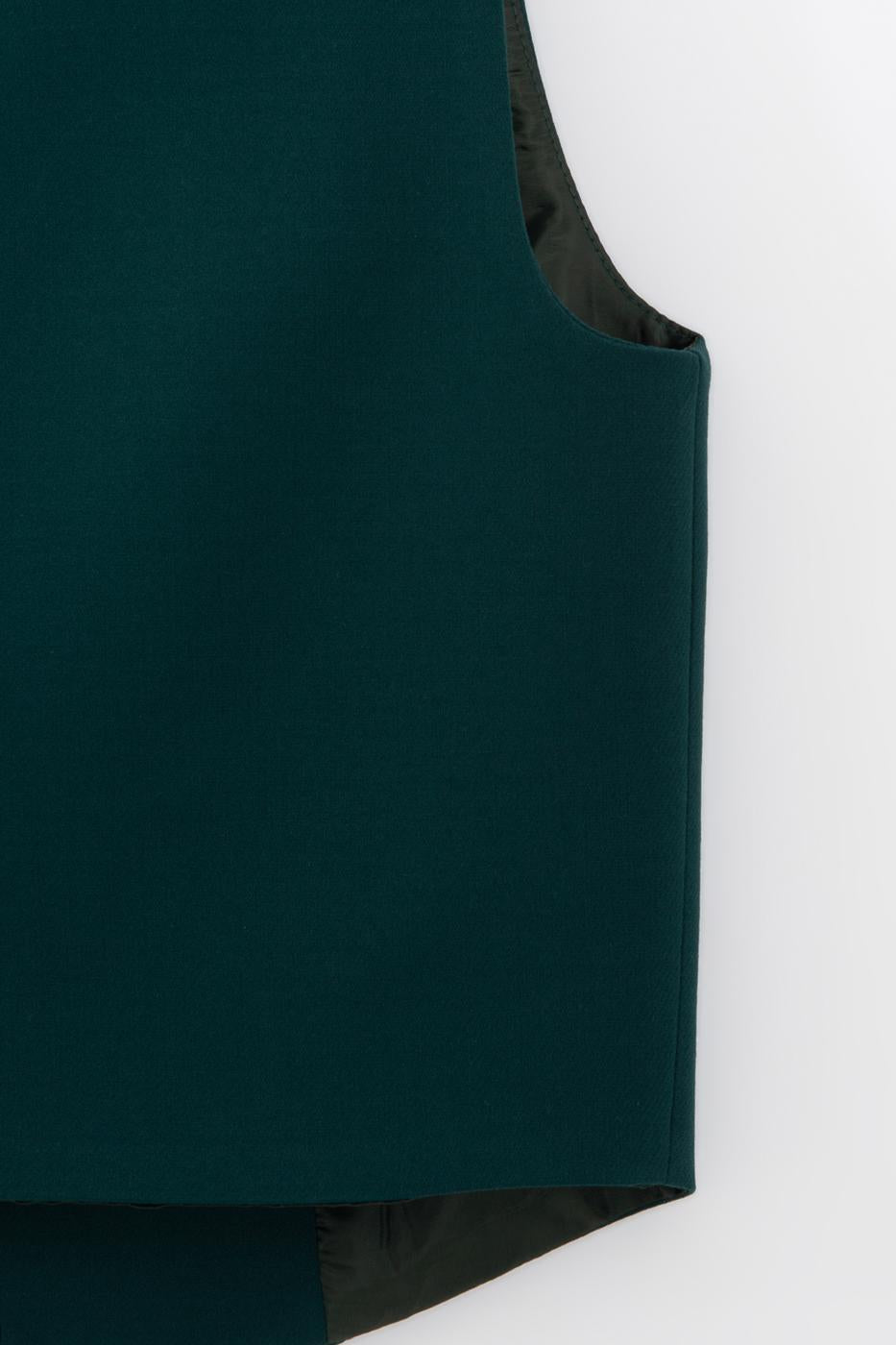 Custom Made Short Vest Green
