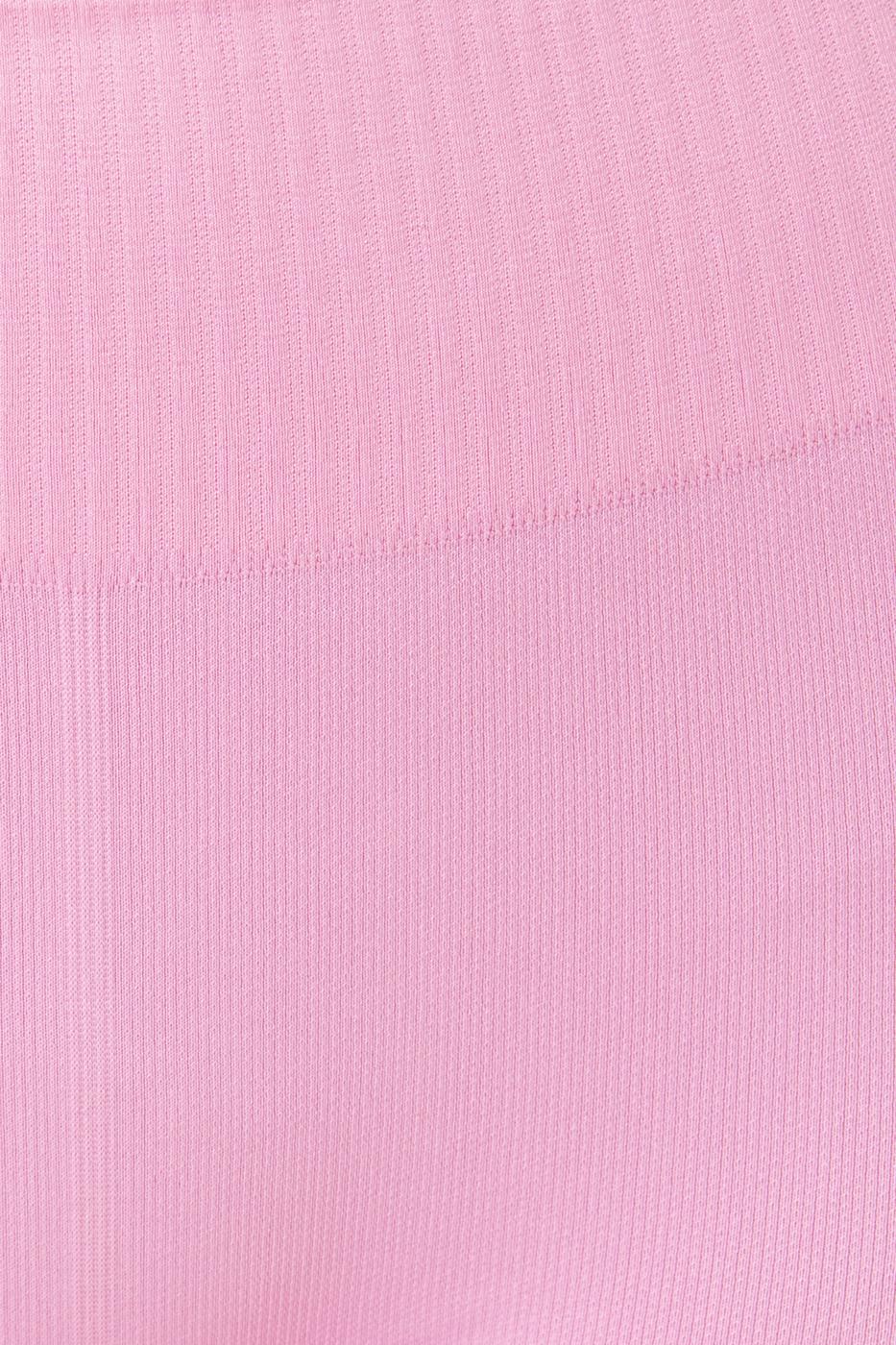 Rib-Knit Cuffed Mini Shorts