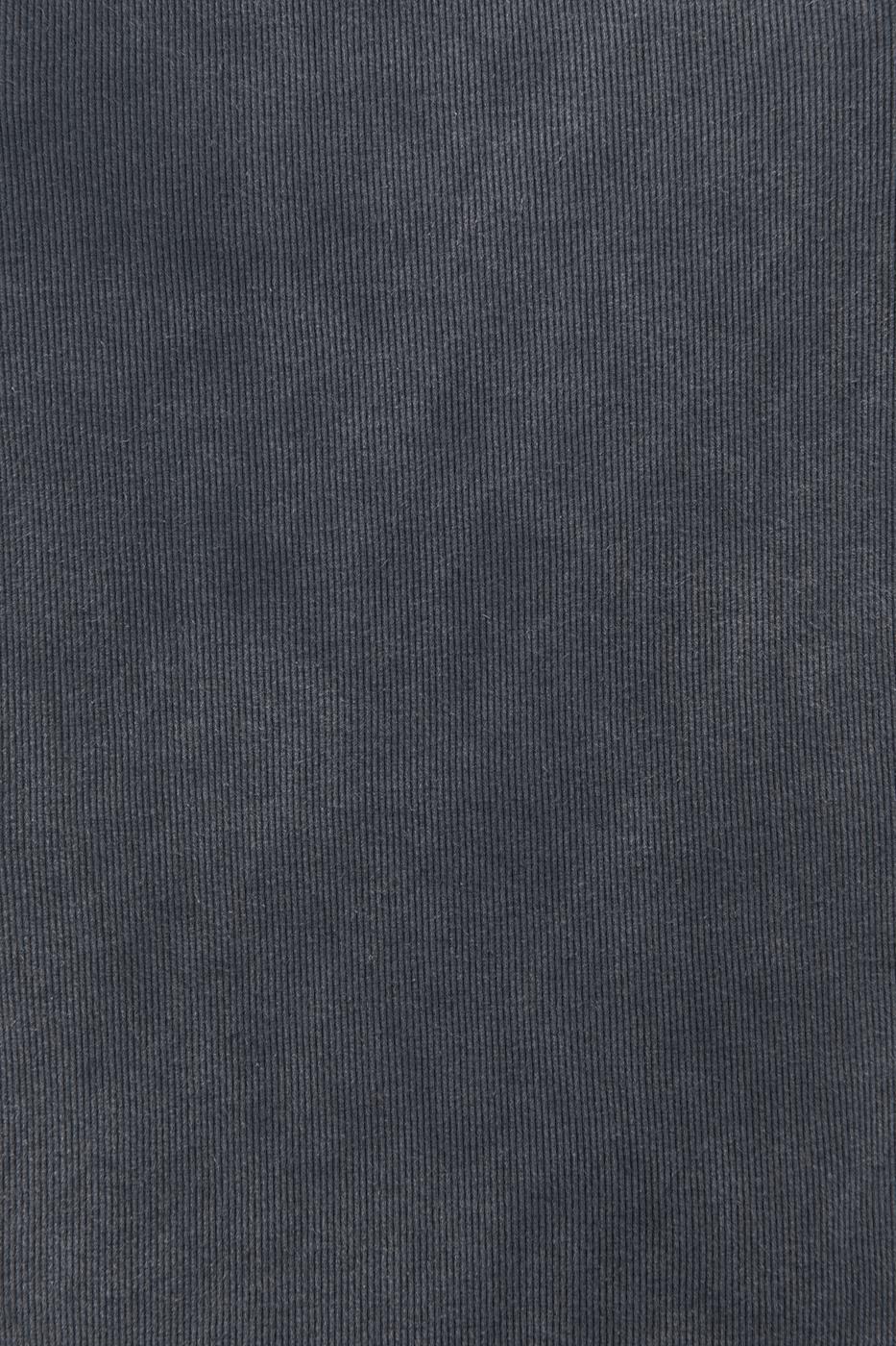 Piece Dyed Carmen Collar Ribbed Top Anthracite