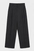 Classic Pleated Trousers Anthracite