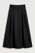 Pleated Midi Skirt
