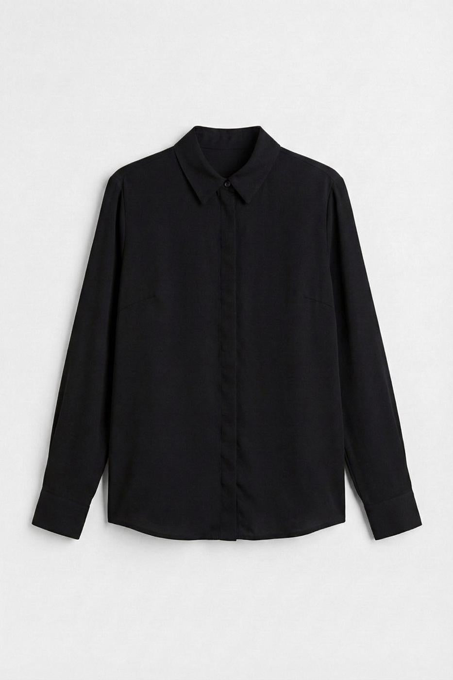 Poplin Shirt Black