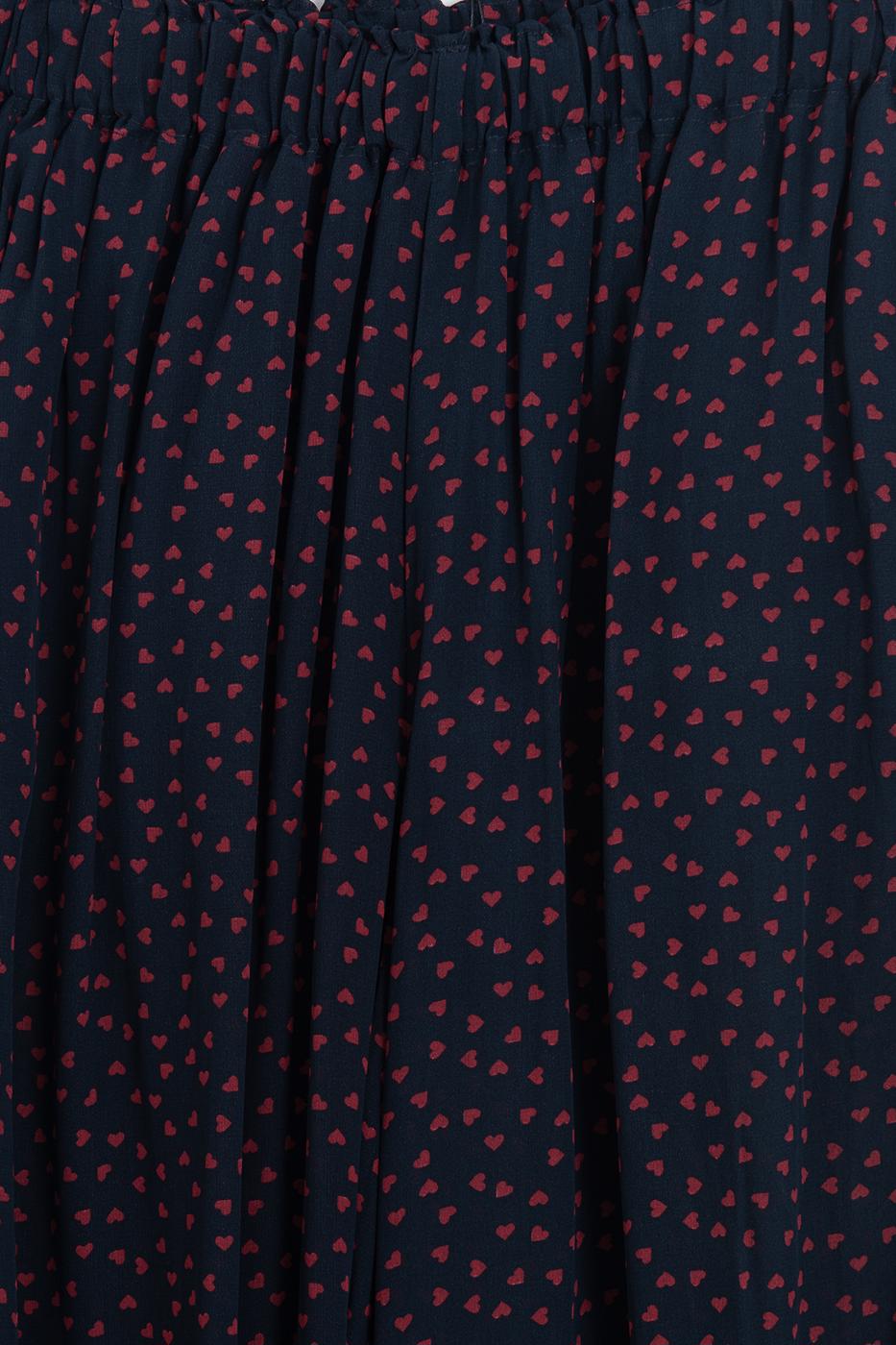 Polka Dot Harem Pants Navy